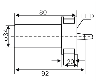 CM34 Capacitive proximity switch 10